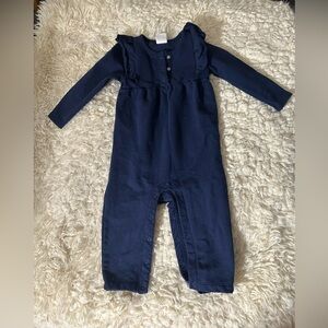 Navy Blue Kids Jumpsuit